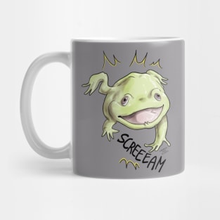 Screaming Budgett's frog Mug